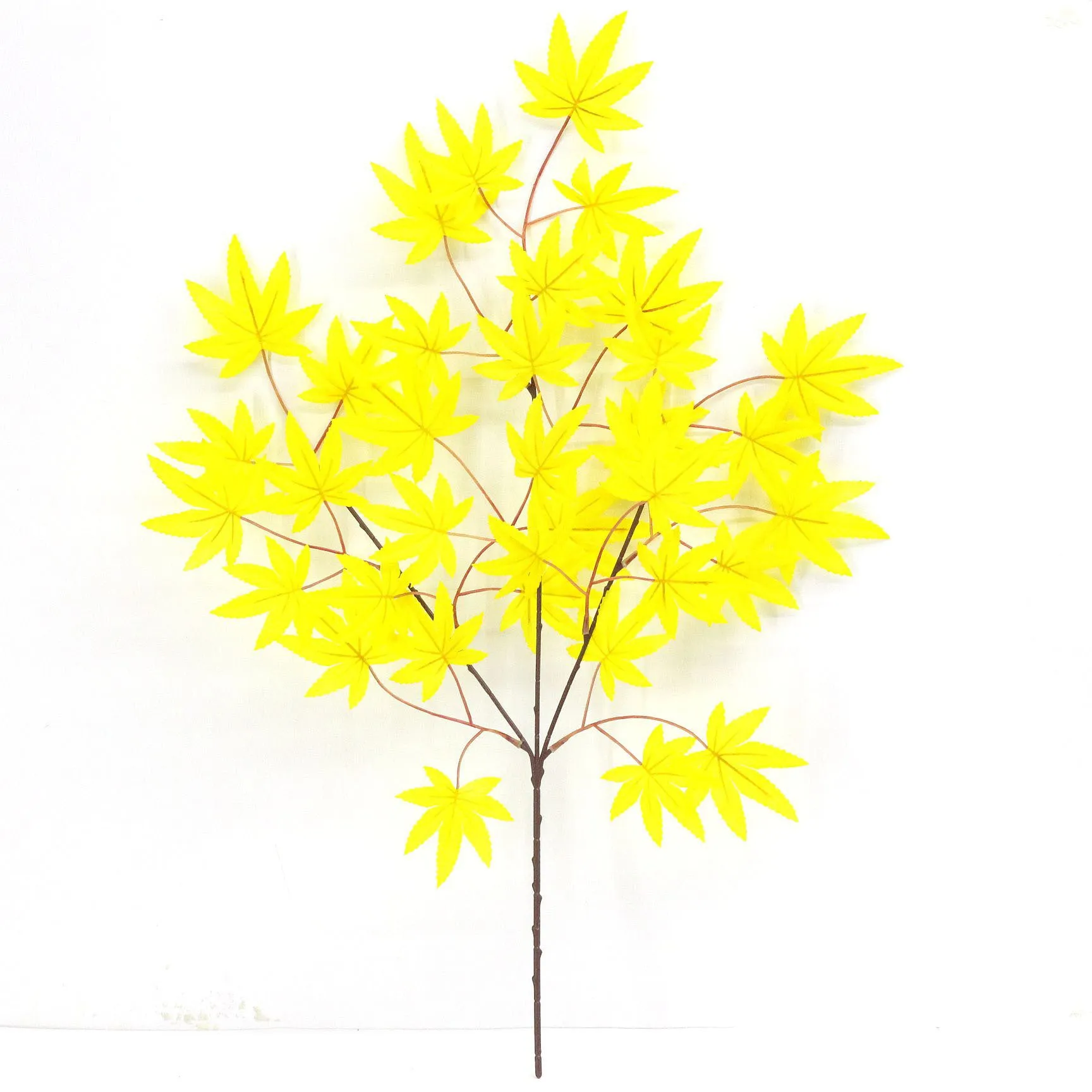 5PCS Artificial Flower Maple Leaf Flower Arrangement Decoration Leaves Dried Flower  Fake Flower