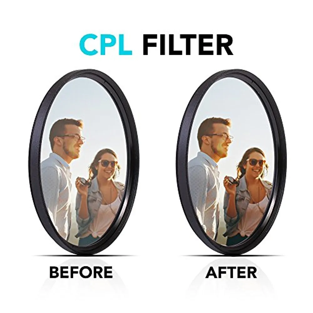 86mm Multi-Coated Circular Polarizer Glass Filter