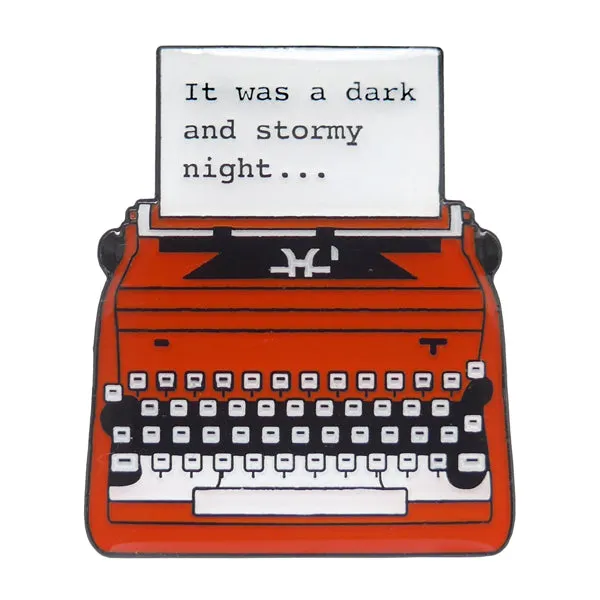 A Dark And Stormy Night Enamel Pin