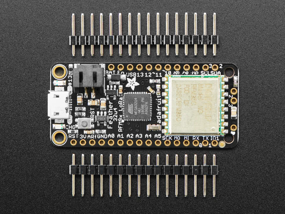 Adafruit Feather 32u4 RFM95 LoRa Radio - 868 or 915 MHz