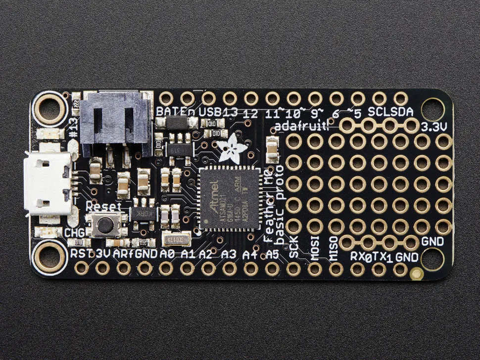 Adafruit Feather M0 Basic Proto - ATSAMD21 Cortex M0