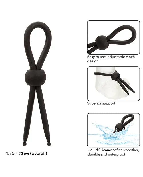 Alpha Liquid Silicone Lasso Cock Ring