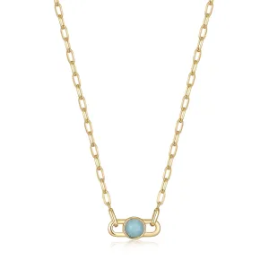 Ania Haie Gold Orb Amazonite Link Necklace