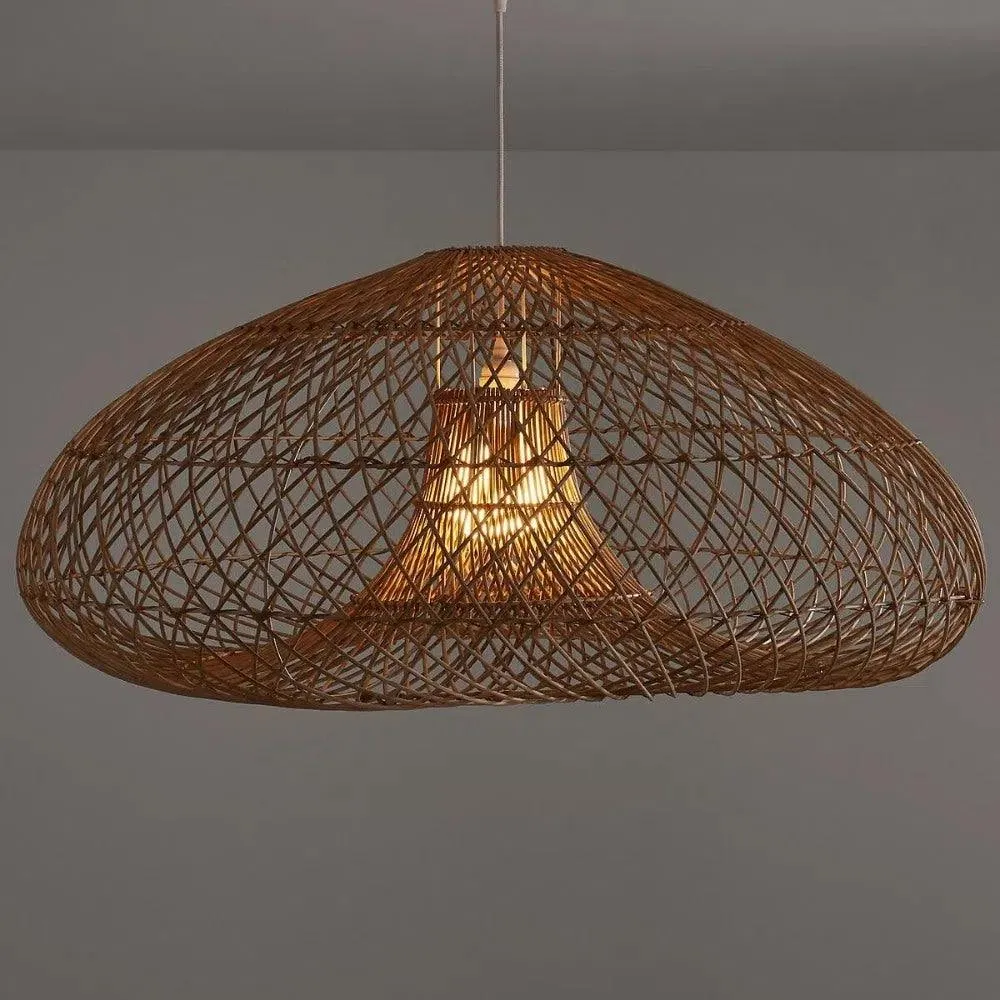 Aria Natural Rattan Chandelier Pendant Light