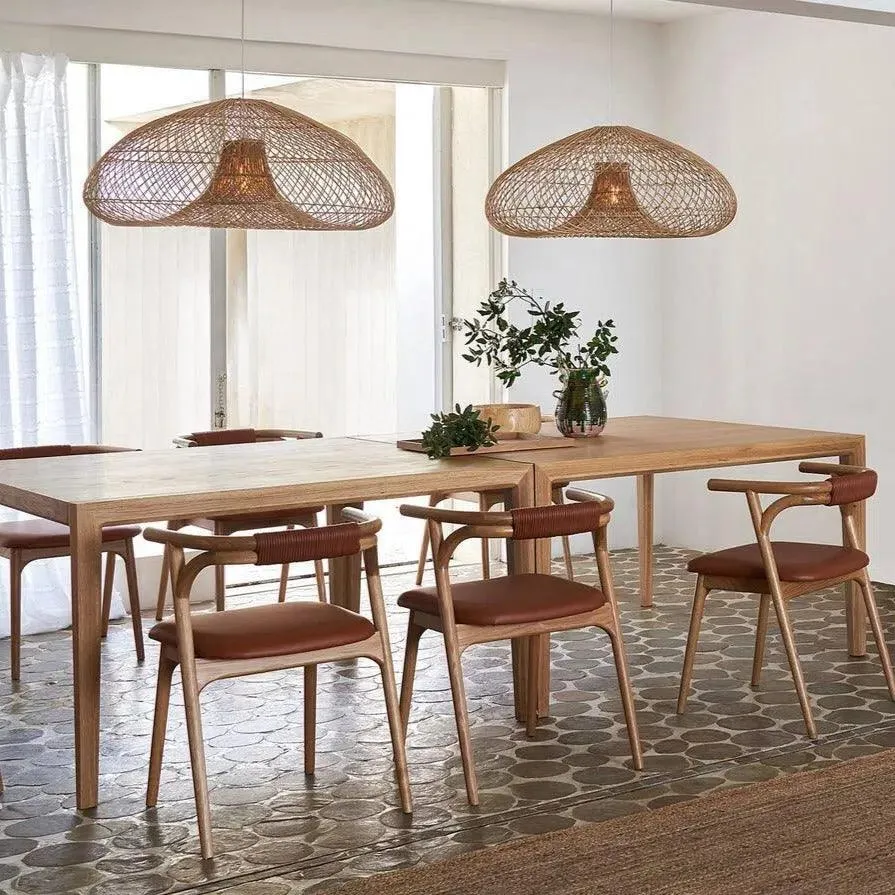 Aria Natural Rattan Chandelier Pendant Light