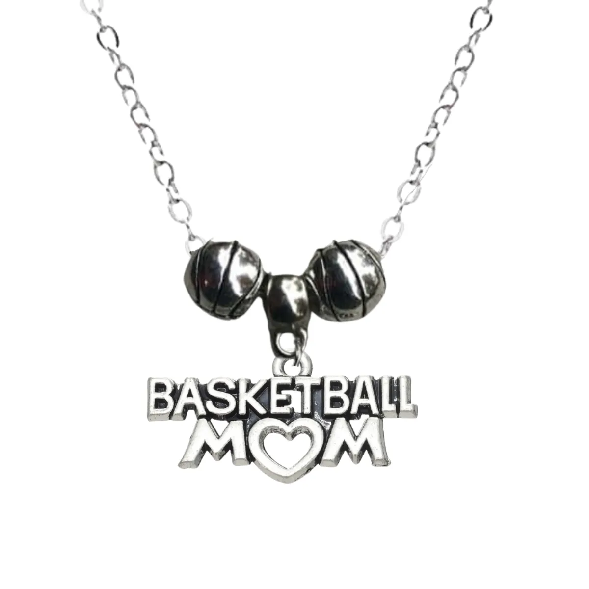 Basketball Mom Charm Necklace