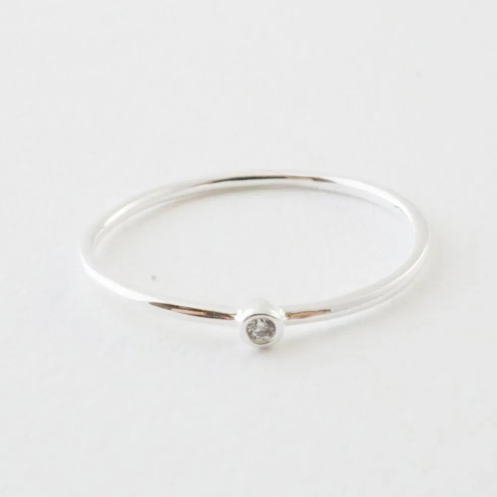 Bezel Solitaire Ring