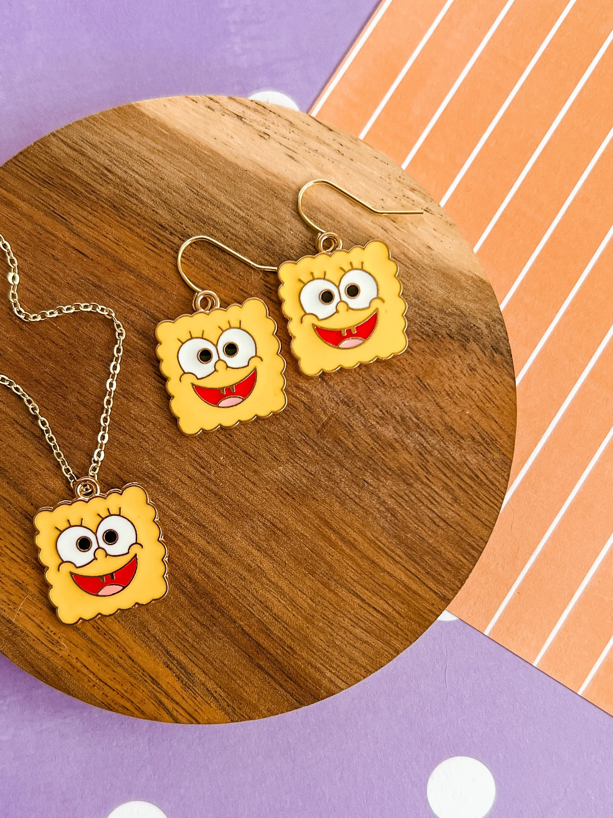 Bob and Patrick Necklace and Earrings