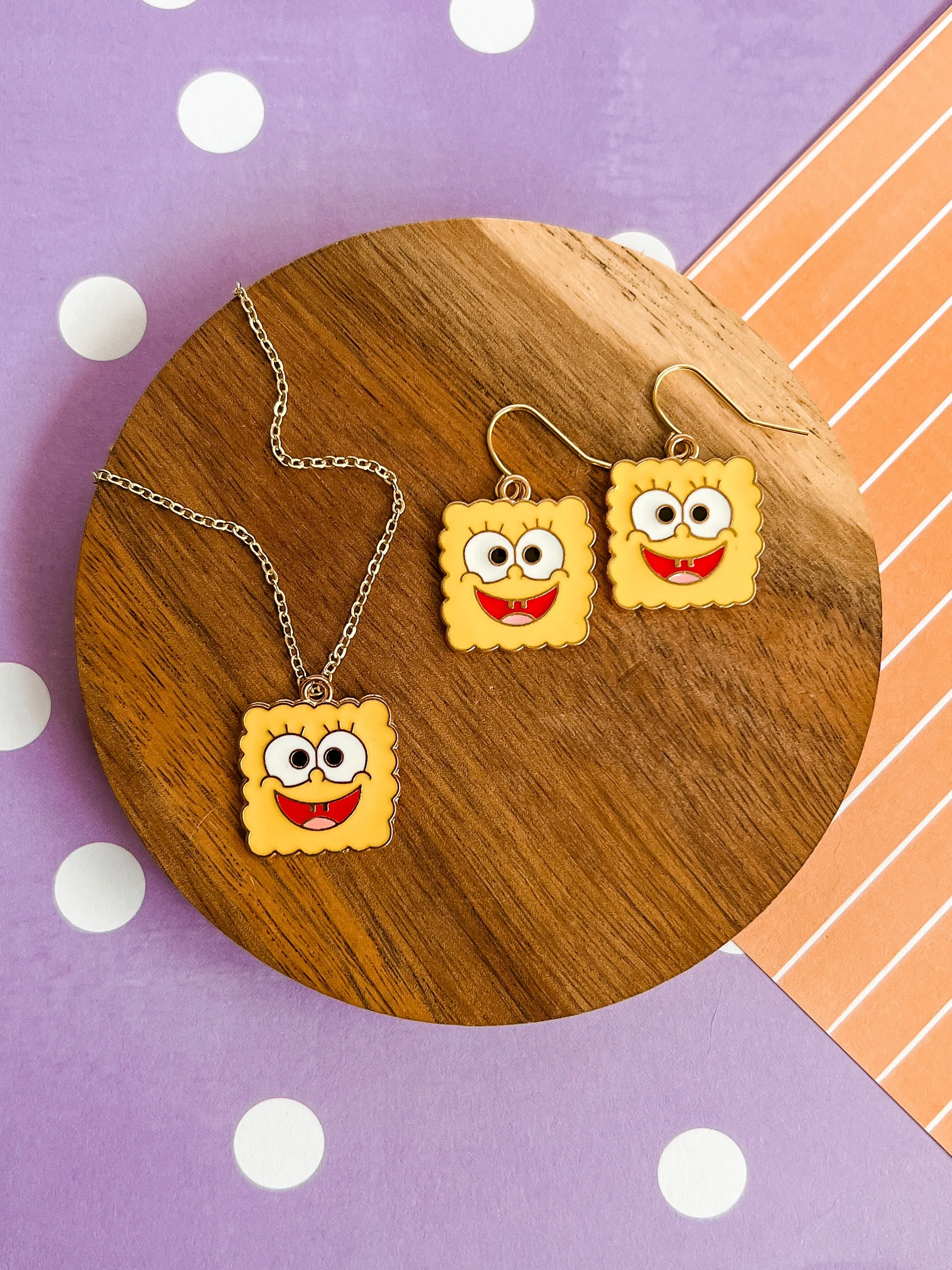 Bob and Patrick Necklace and Earrings