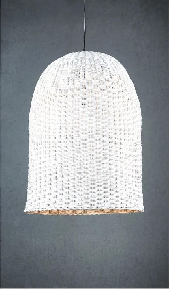 Bowerbird hanging lamp large in white