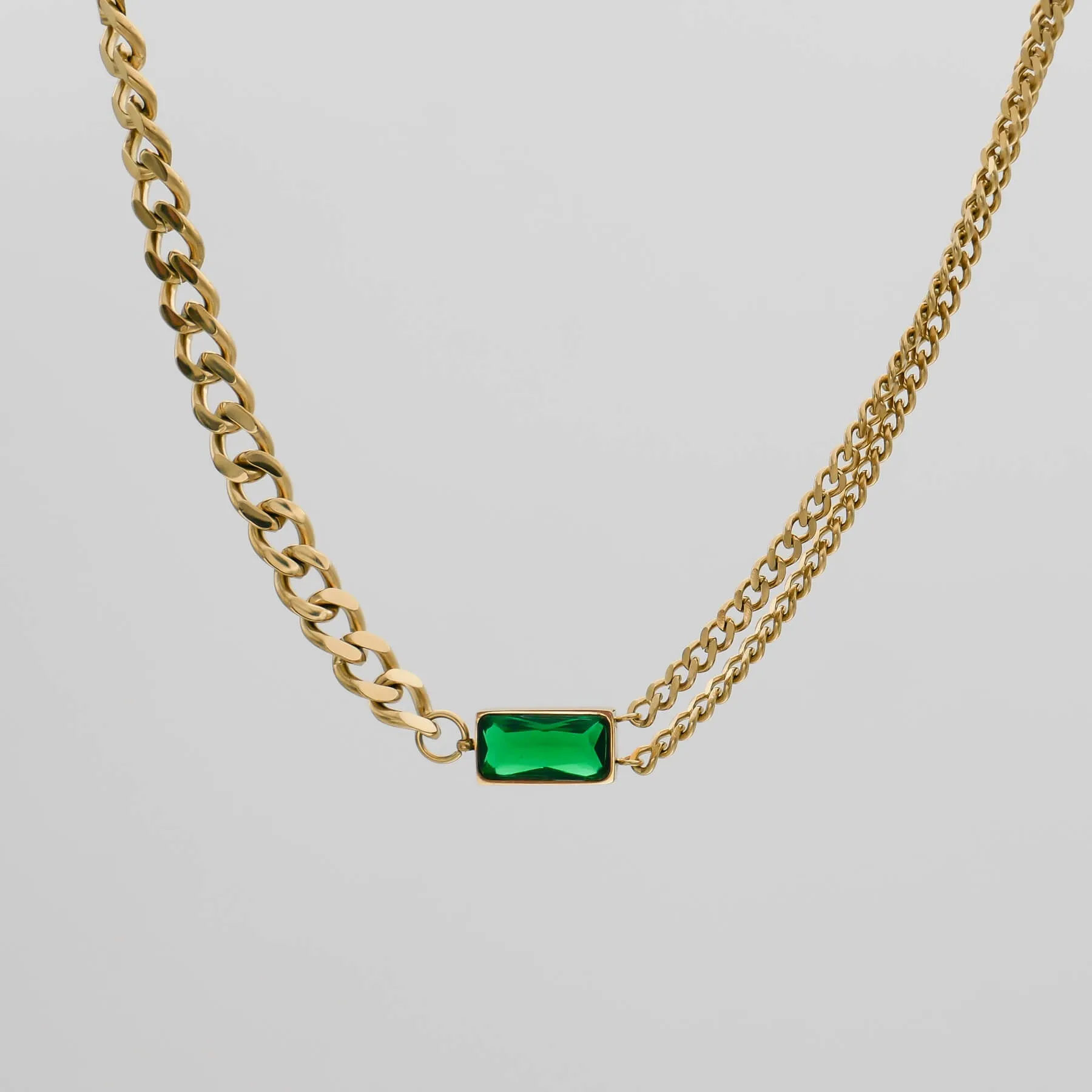 Callie Cuban Contrast Necklace