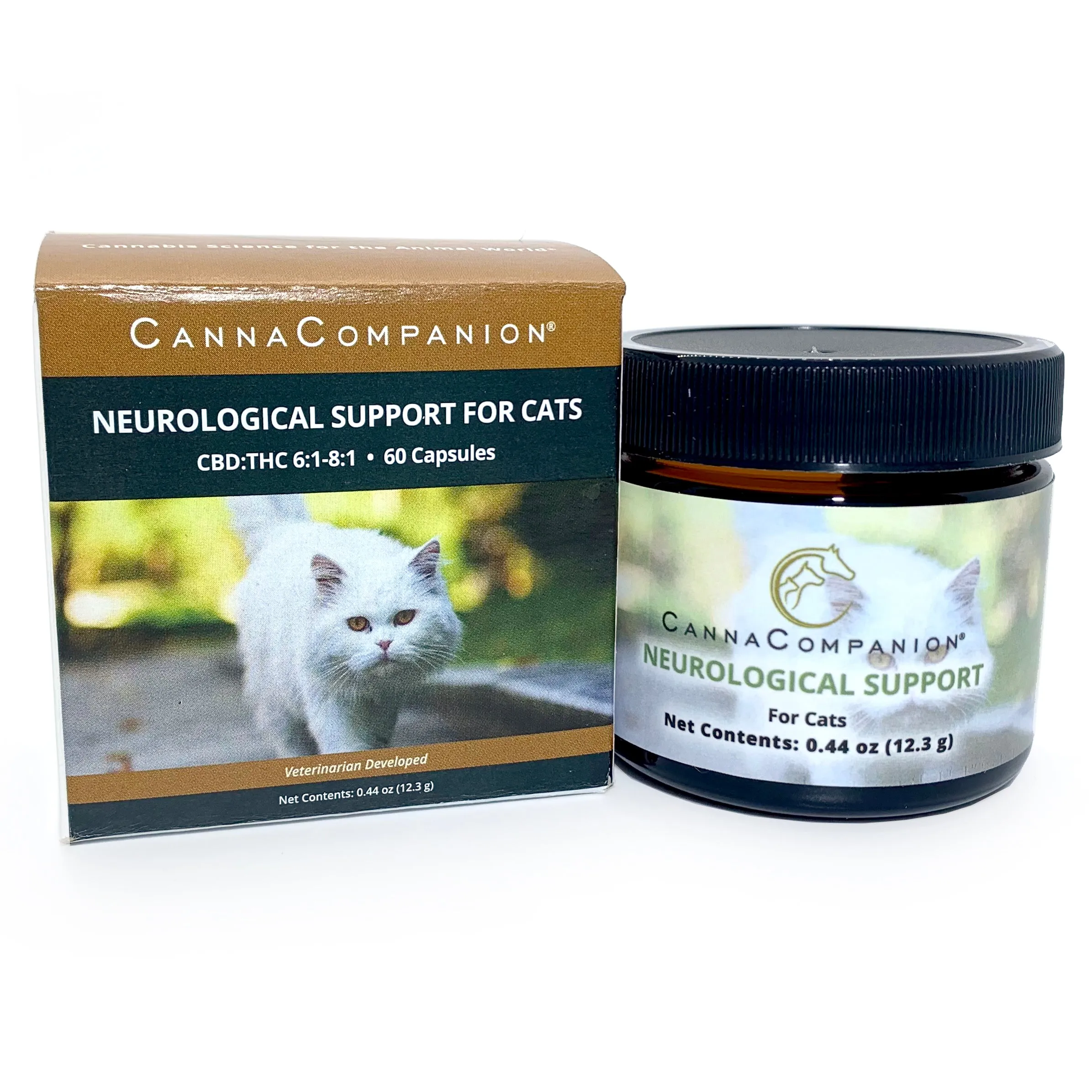 Canna Companion™ Hemp Supplement for Cats - Extra Strength with additional CBDs for Neurological Support