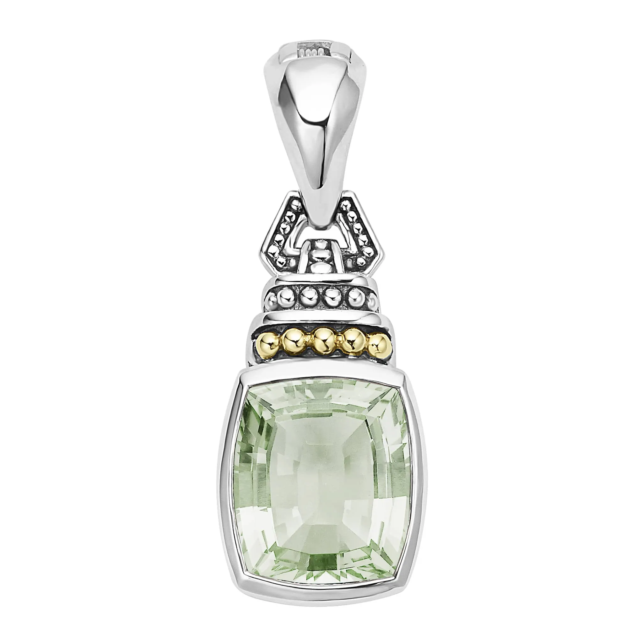 Caviar Color Prasiolite Pendant