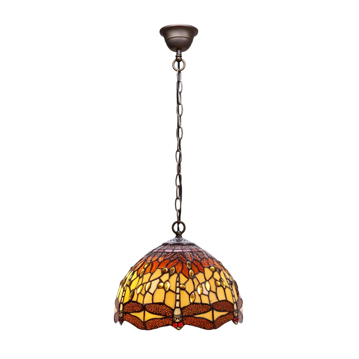 Ceiling Light Viro Belle Amber Amber Iron 60 W 30 x 125 x 30 cm