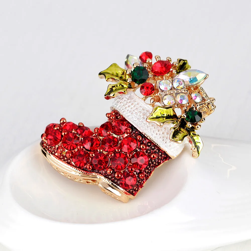 Christmas Stocking Brooch