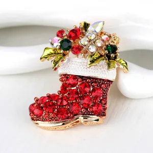 Christmas Stocking Brooch