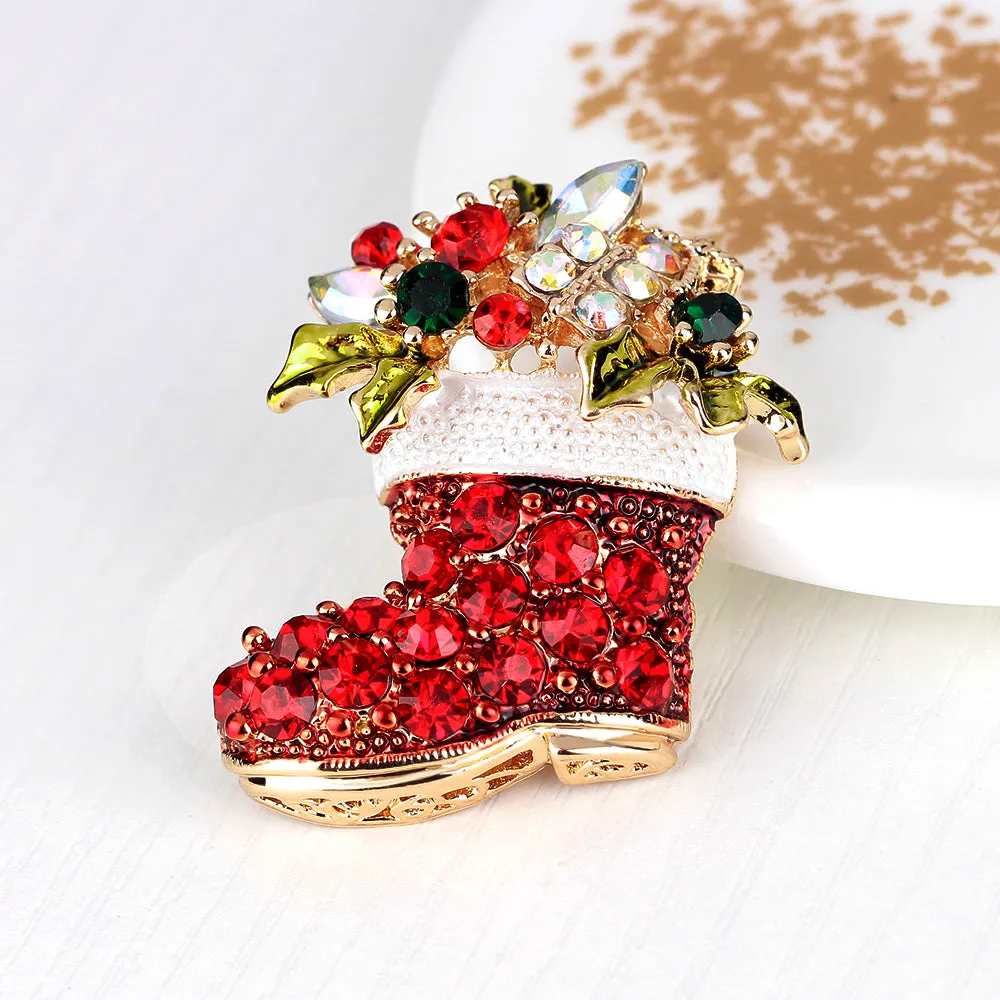 Christmas Stocking Brooch