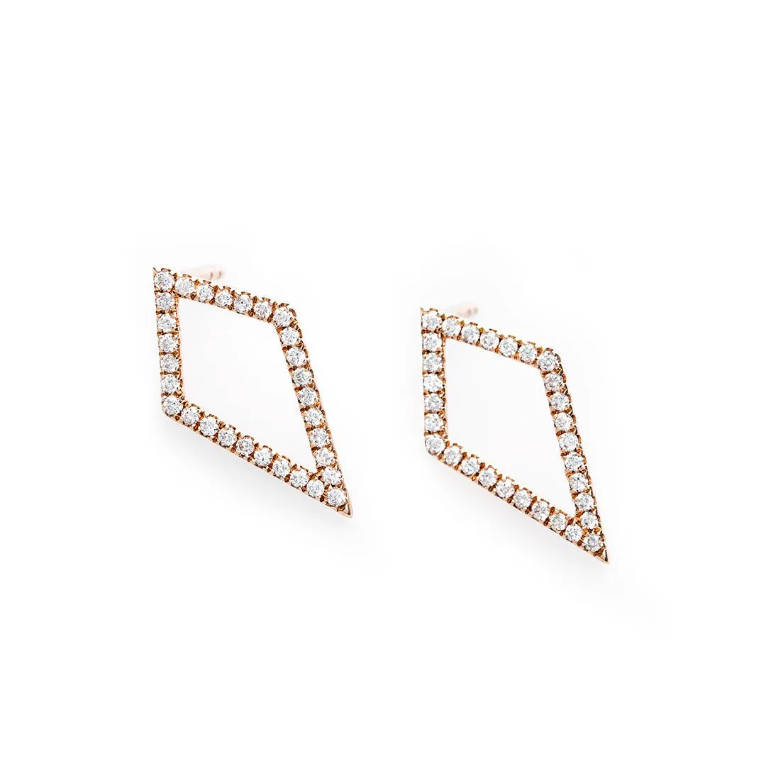 Diamond Kite Earrings