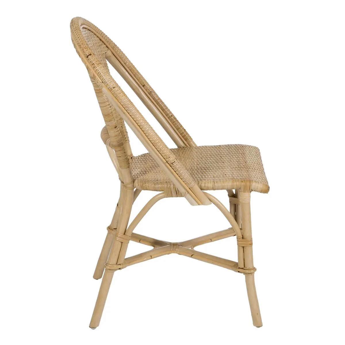 Dining Chair Natural Rattan 50 X 56 X 88 CM