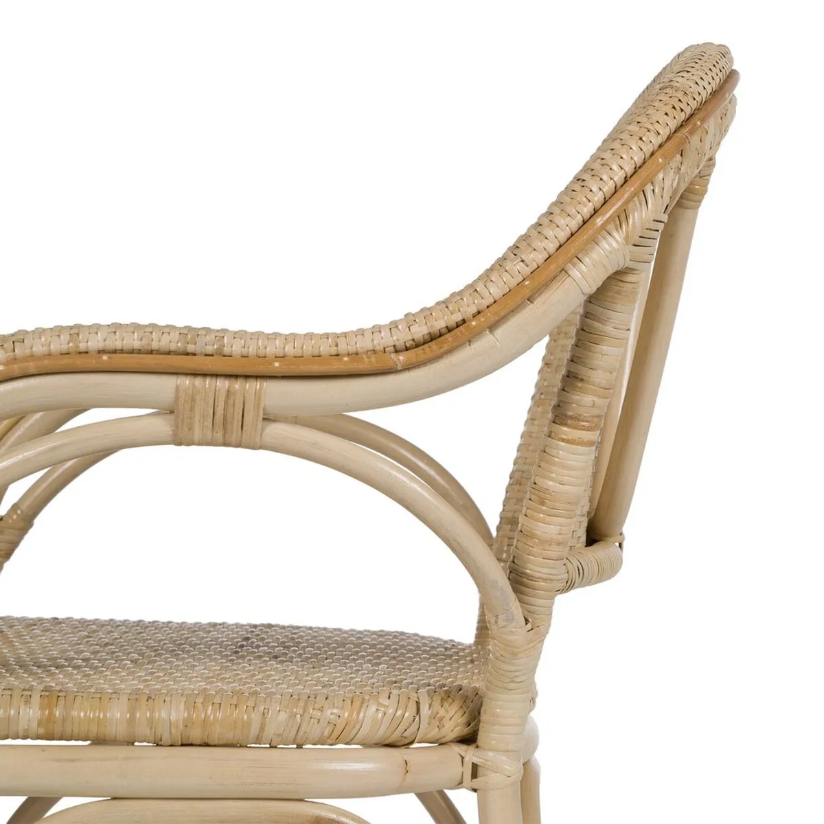 Dining Chair Natural Rattan 55 X 60 X 84 CM