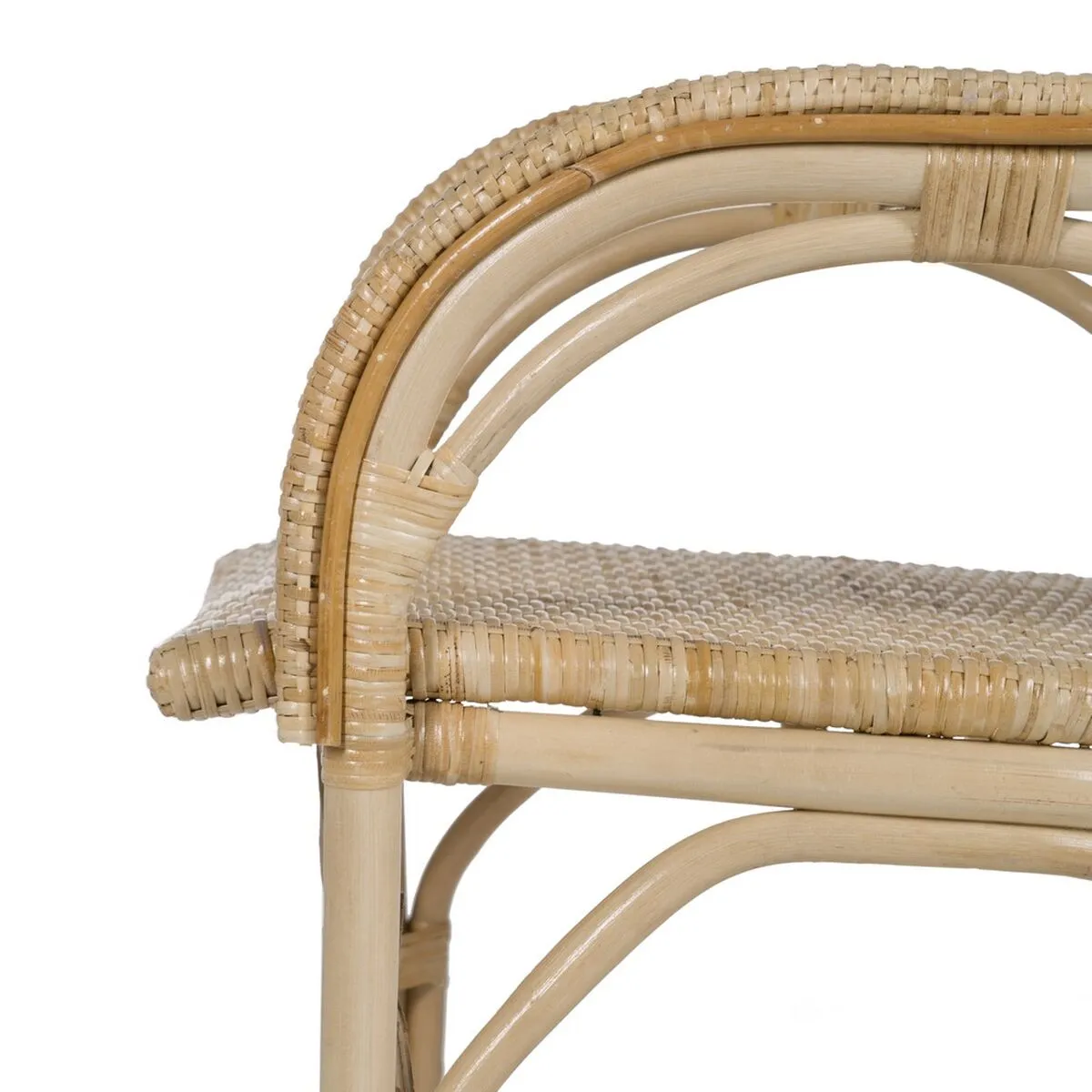 Dining Chair Natural Rattan 55 X 60 X 84 CM