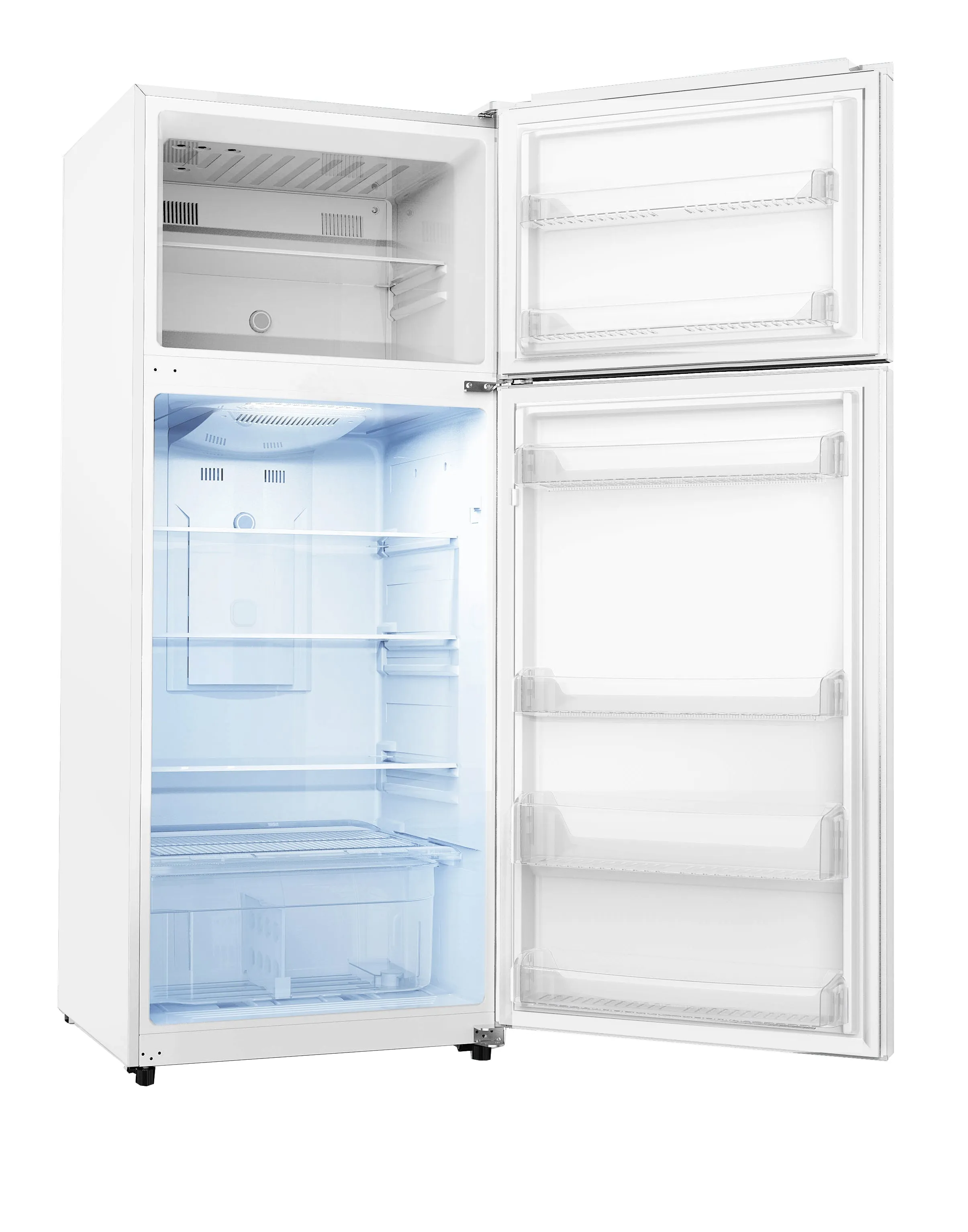 Epic 15 cu.ft. White Top Mount Frost Free
Refrigerator (EFF148W-1)