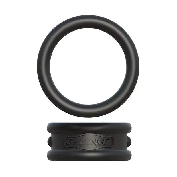 Fantasy C-ringz Max Width Silicone Rings - Black