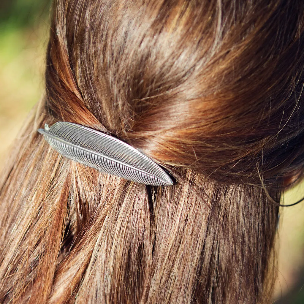 Feather Barrette