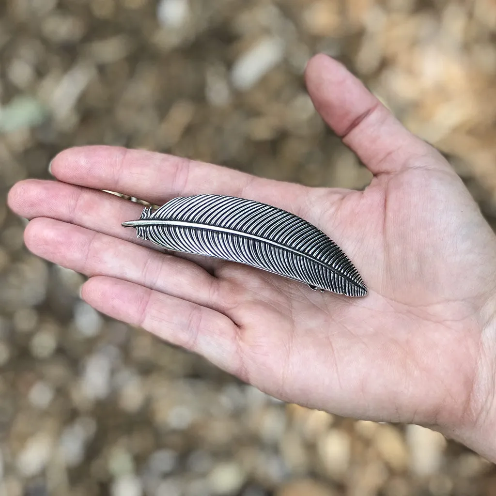 Feather Barrette