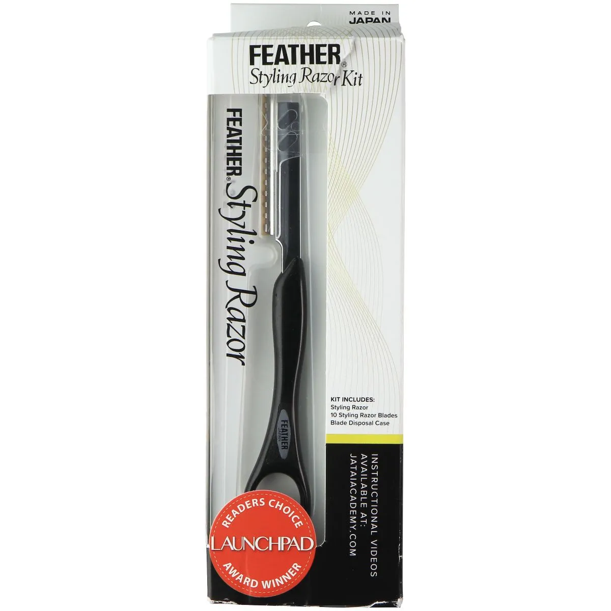 Feather Styling Razor Kit - Black / Silver