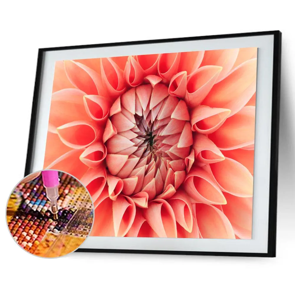 Flower Bud Livingation - Full Round Diamond - 50x40cm