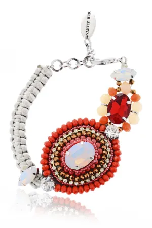 JENNIFER Red Crystal Bracelet