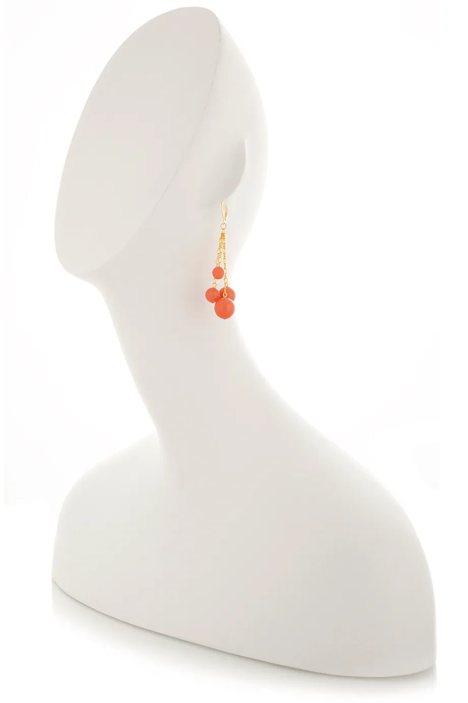 KENNETH JAY LANE CORAL Beads Earrings