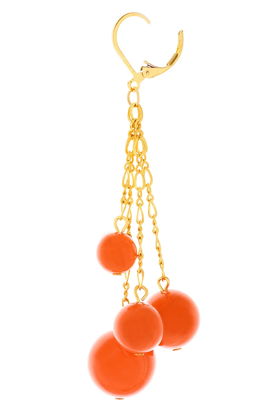 KENNETH JAY LANE CORAL Beads Earrings