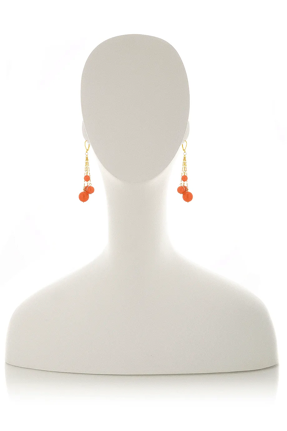 KENNETH JAY LANE CORAL Beads Earrings