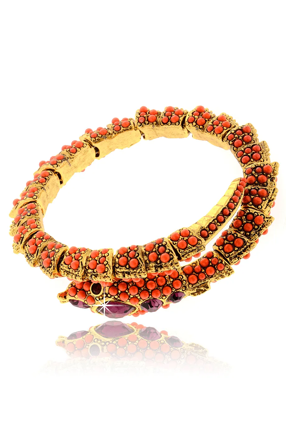 KENNETH JAY LANE ROYAL Coral Snake Bracelet