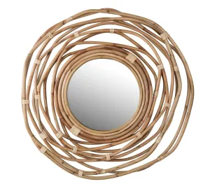 KUBU rattan mirror