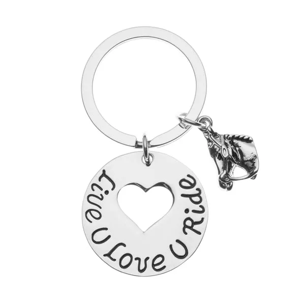 Live Love Ride Keychain