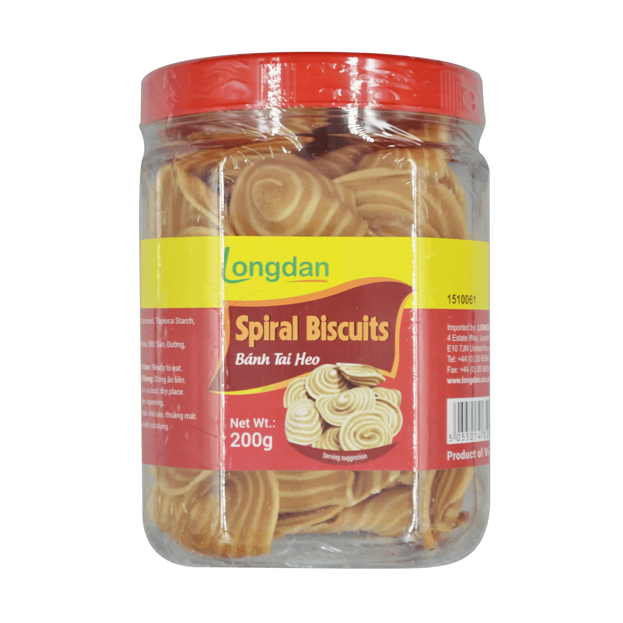 Longdan Spiral Biscuits 200g