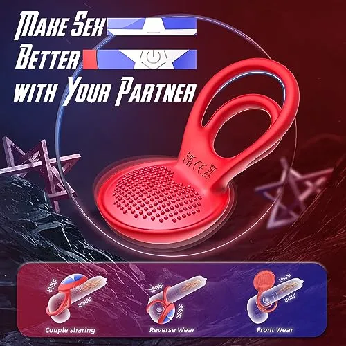 Lurevibe - 9 Vibrations Male Couple Sex Toy Clitoris Vibrator