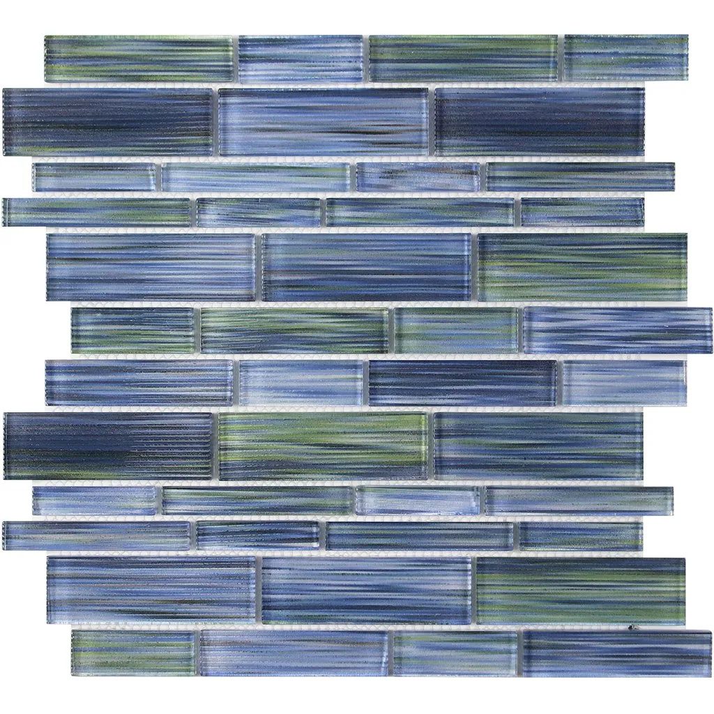 Mangrove Bay, Multi Linear - Glass Tile