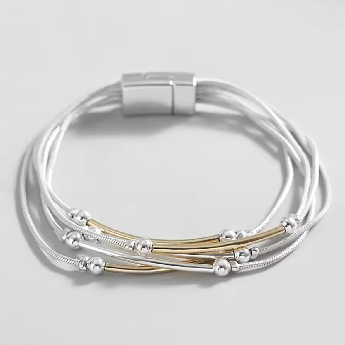 Multi Bar String Bracelet