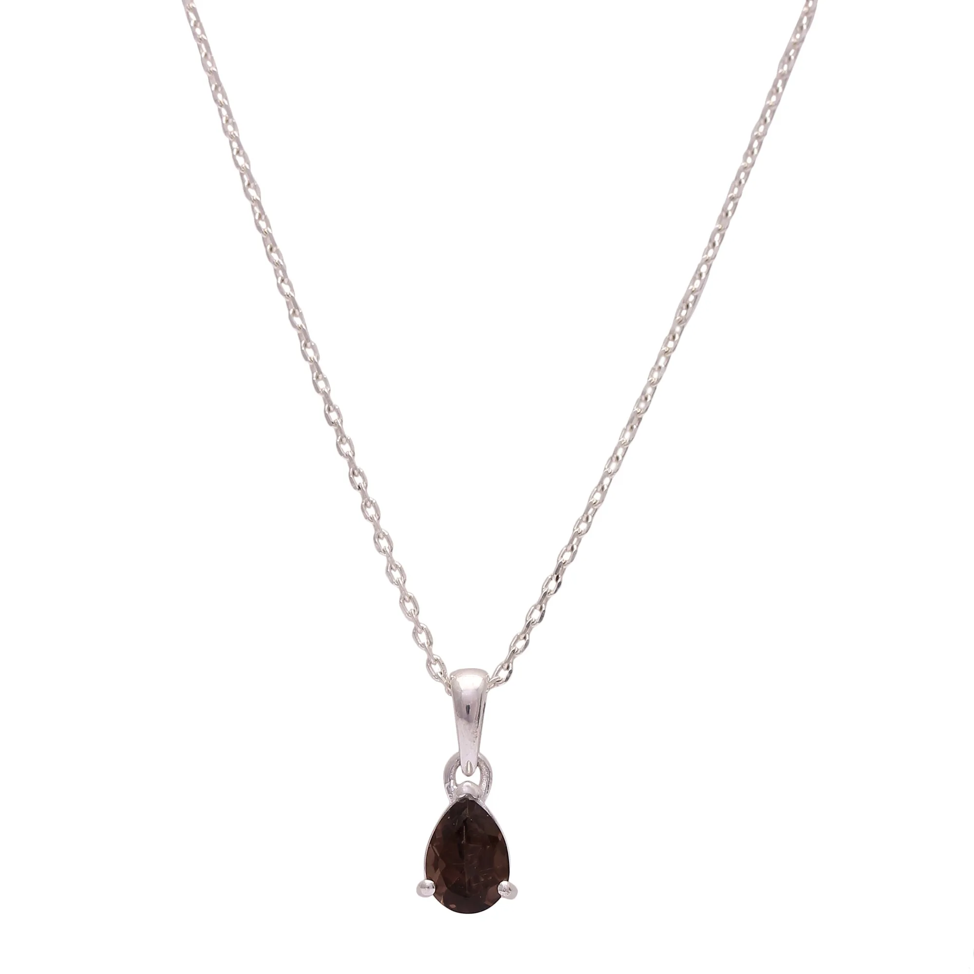 Naazuk necklace, smokey quartz