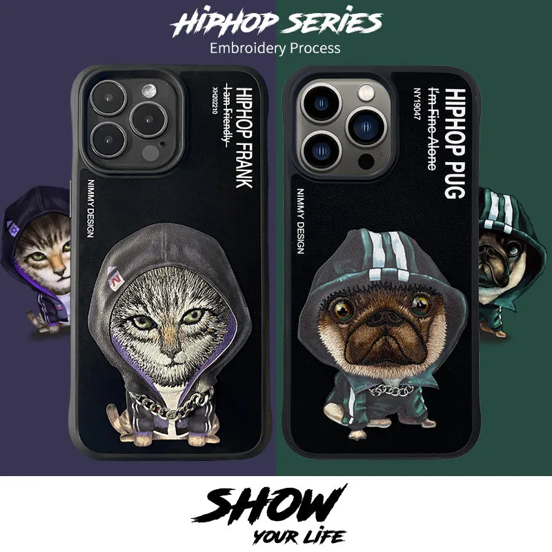 Nimmy Hip Hop Embroidery Case Cover