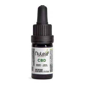 NuLeaf Organic Full Spectrum Hemp Oil 60mg/ml for People. 5ml and 15ml and 30ml