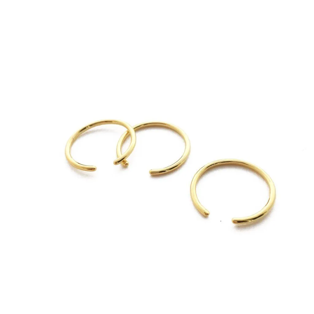 Open Skinny Stacking Ring Trio - Final Sale