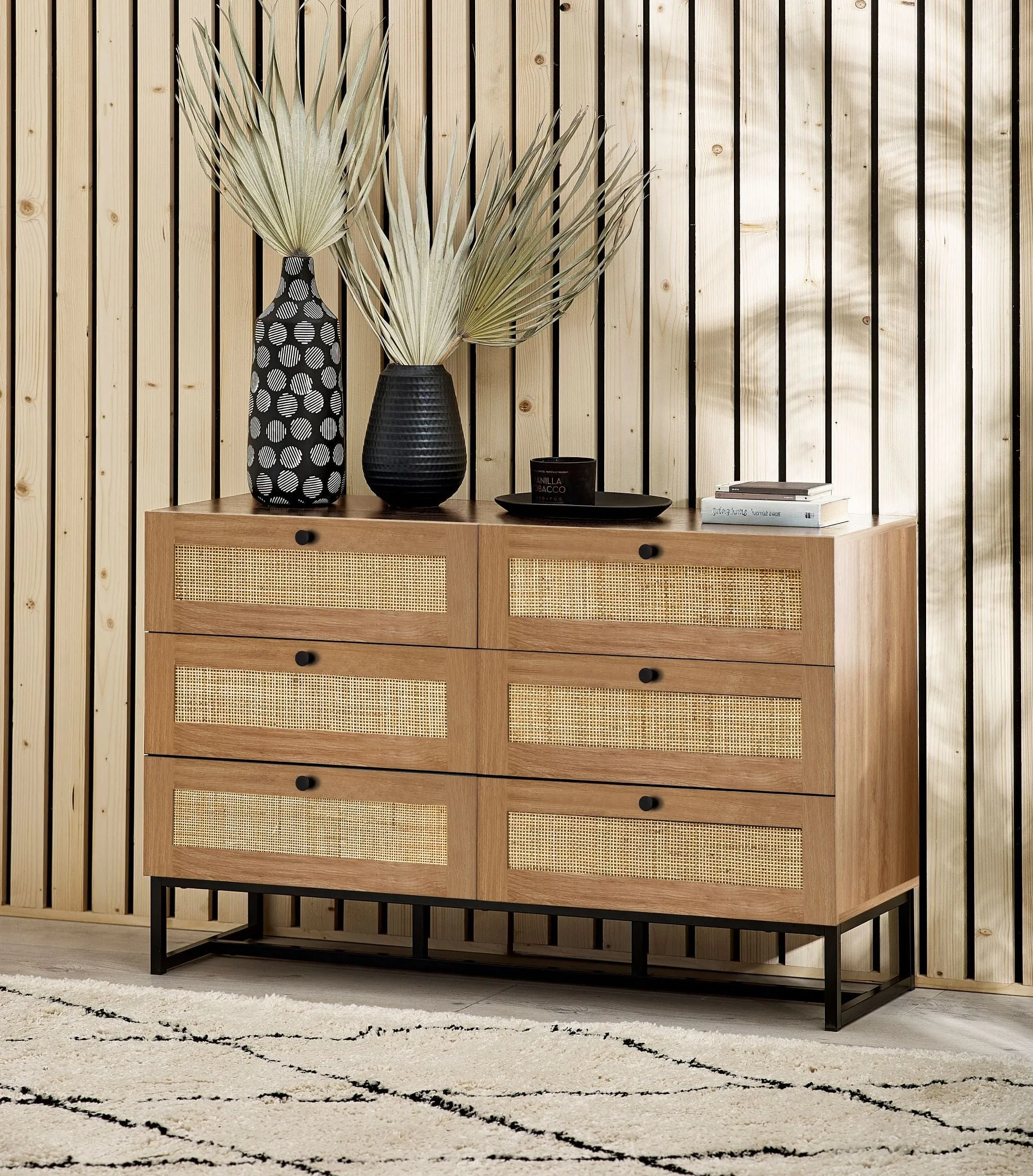 Padstow 6 Drawer Chest - Oak