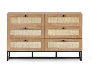 Padstow 6 Drawer Chest - Oak