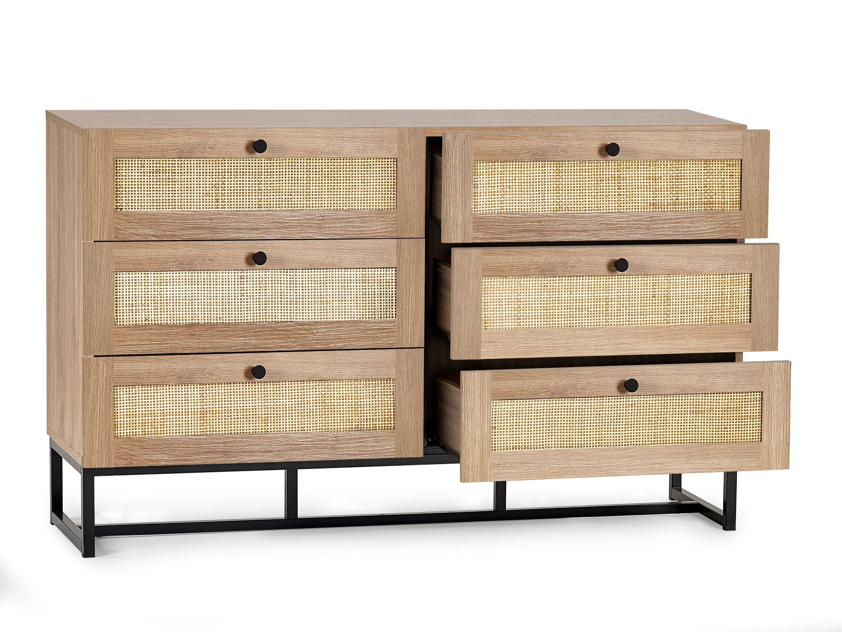 Padstow 6 Drawer Chest - Oak