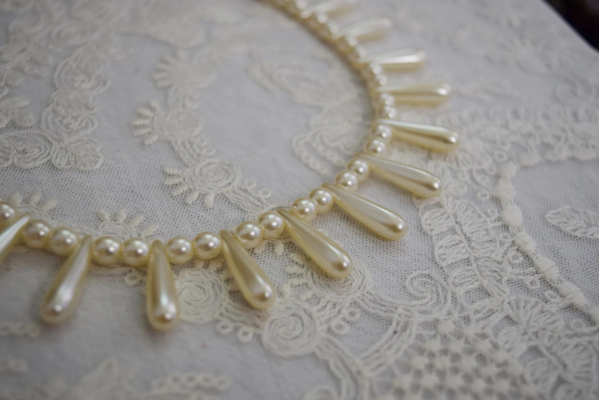 Pearl Fringe Necklace